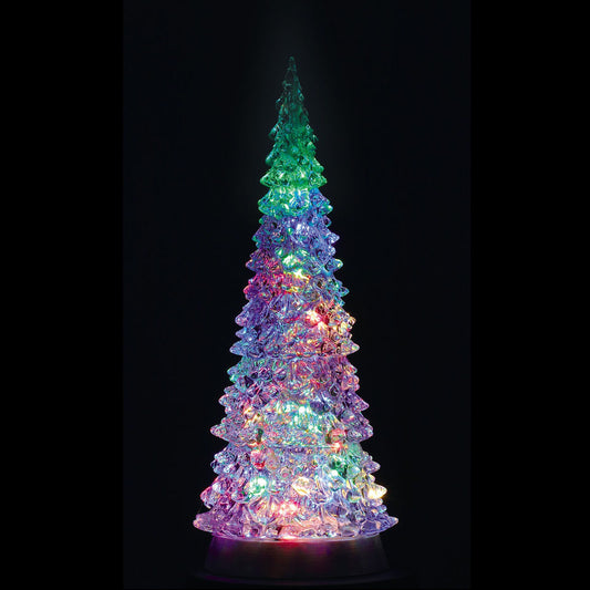 Crystal Lighted Tree con Luci Multicolore  28.6 (h) cm