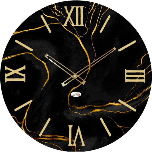 Orologio da Parete Personalizzabile con Effetto Marmo 60x60 cm