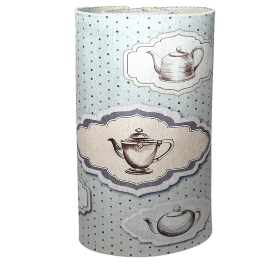 Tappeto Shabby Chic con Stampa "Tea"