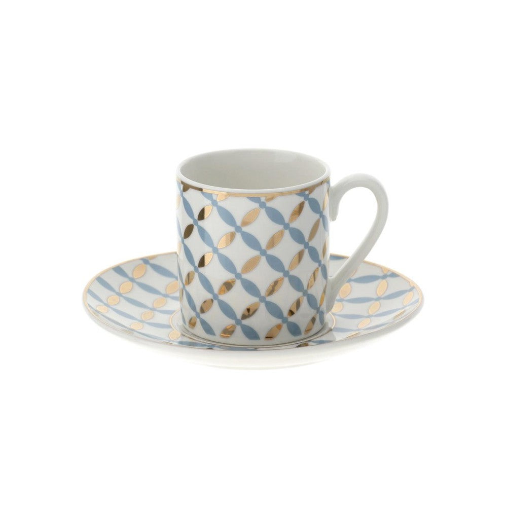 Set Due Tazzine da Caffè in New Bone China VLK -  Hervit