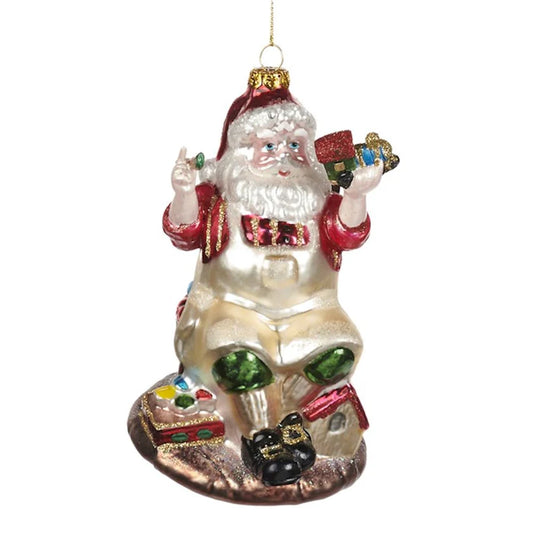 Decorazione Natalizia  Babbo Natale 15.5 cm